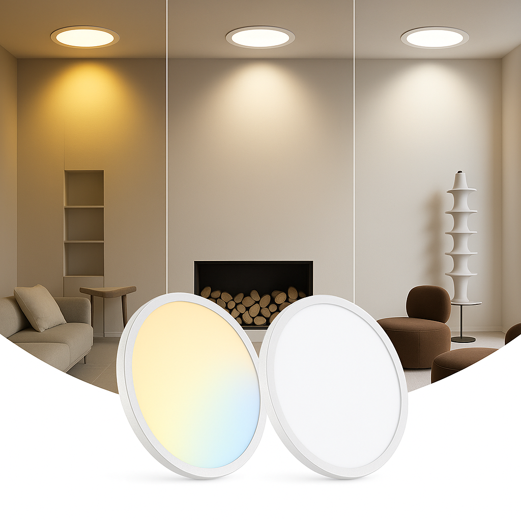 Đèn LED ốp trần tròn đổi màu Rạng Đông LN24 247/24W ĐM có 3 màu sắc ánh sáng