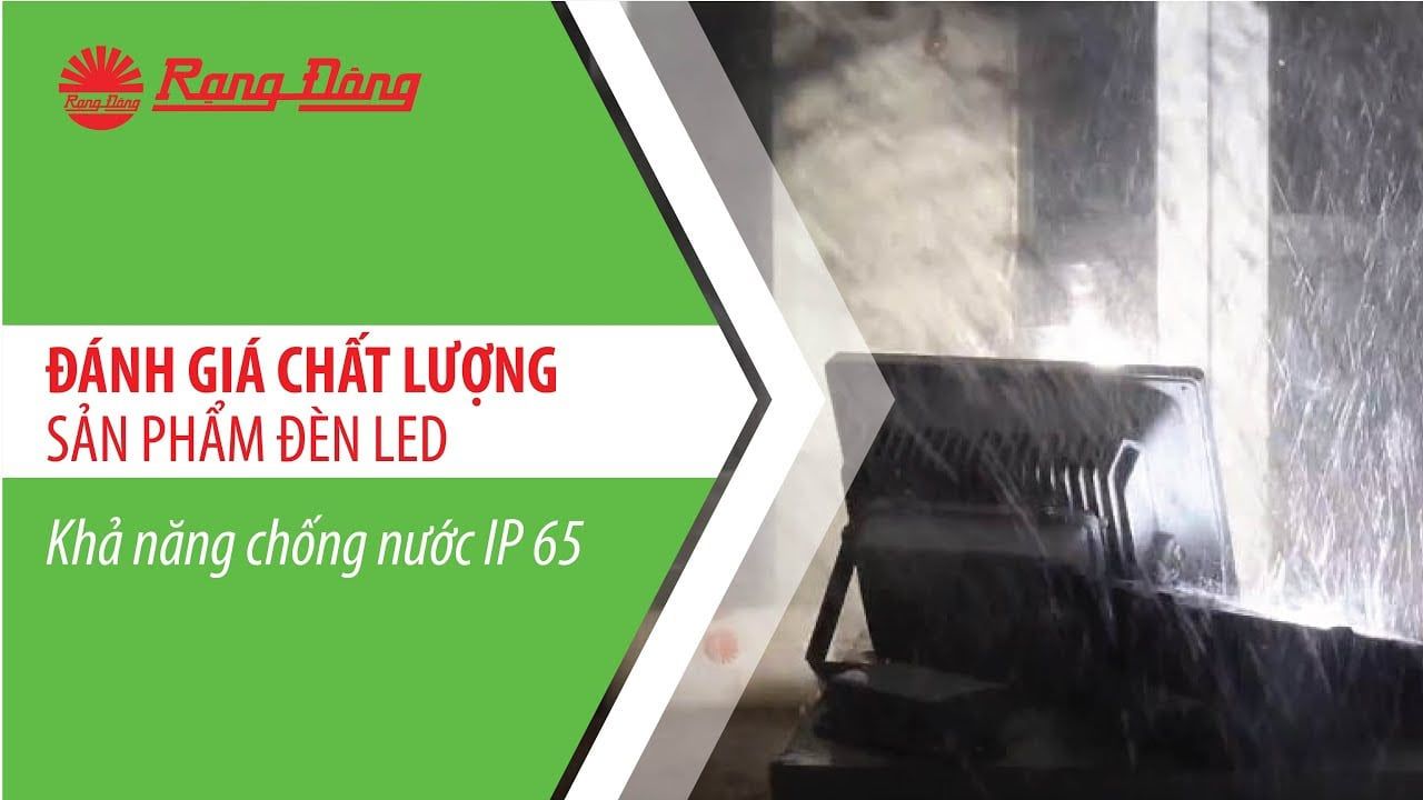 Đèn pha led Rạng Đông bền bỉ và an toàn