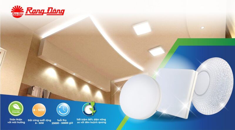 Đèn led ốp trần là gì?
