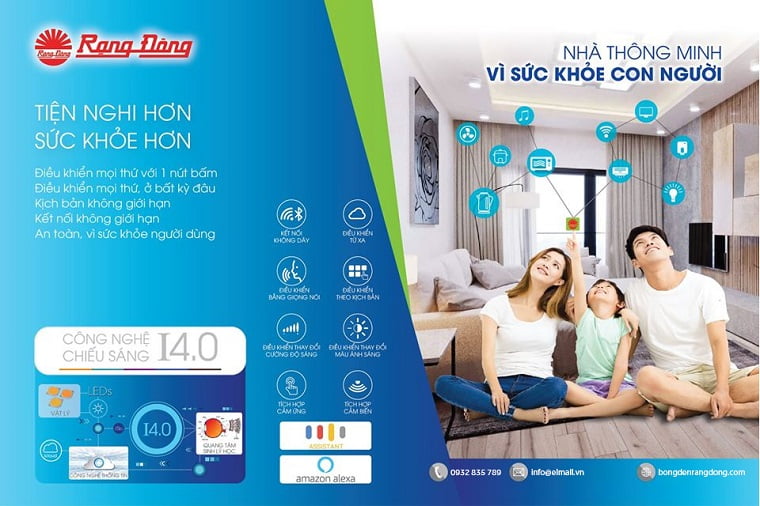 12 lợi ích khi sử dụng đèn led Rạng Đông chiếu sáng