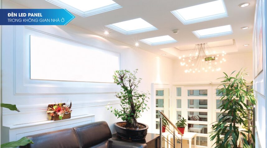 Ứng dụng ánh sáng của Đèn led panel