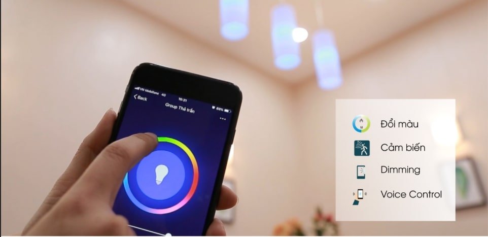 Đèn Led Panel điều khiển từ xa Rạng Đông