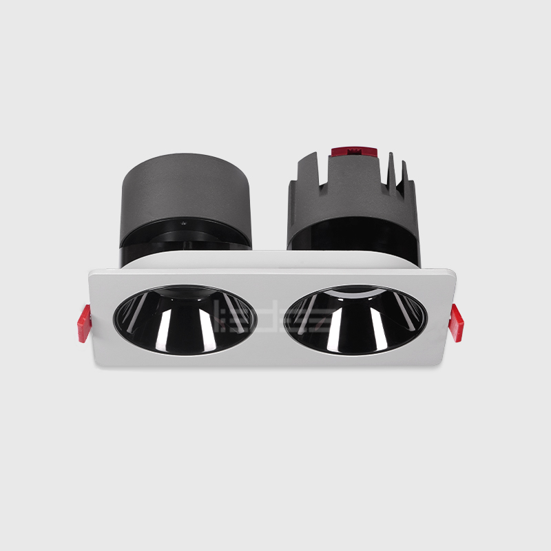 Đèn LED âm trần GD665B-2 vuông 2 Đèn LED âm trần GD665B-2 vuông