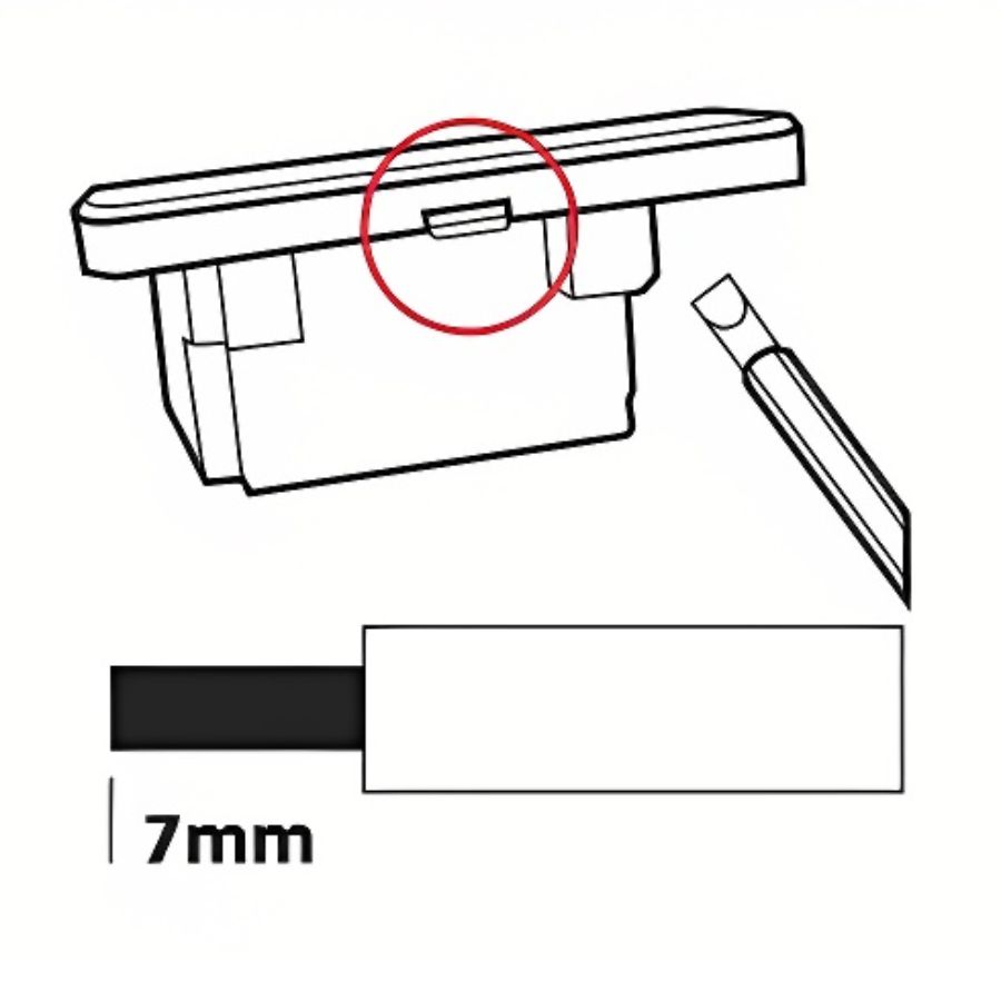 Tháo rời mặt kính 