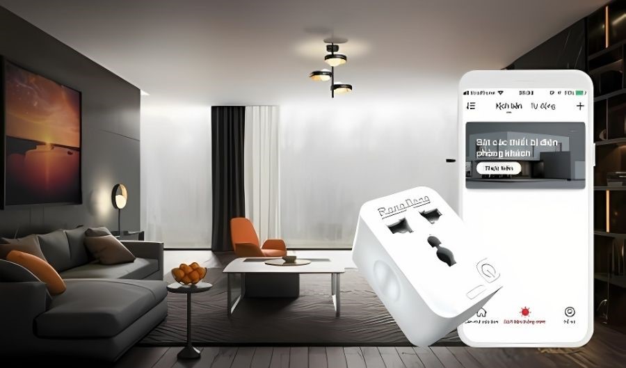 Ổ cắm Wifi đơn Rạng Đông OC.01.WF dễ dàng sử dụng 
