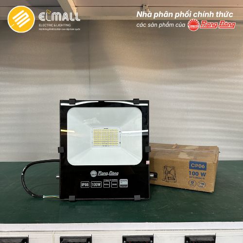 Mặt trước đèn Pha LED Rạng Đông CP06 100W