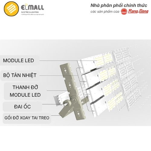 Rạng Đông CP07 200W cấu tạo