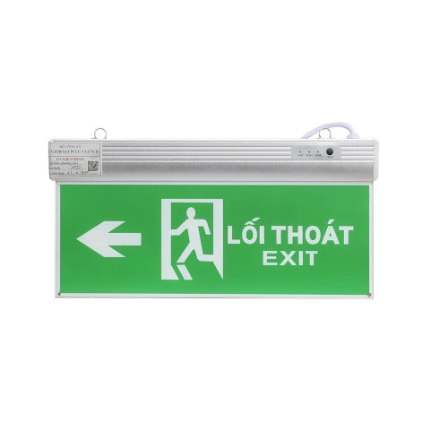 Đèn Led Chỉ dẫn 1 Mặt CD01 40x20/2.2W PCCC Rạng Đông mặt trước 1