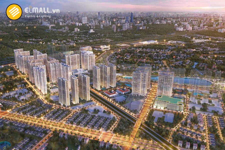 chiếu sáng khu chung cư đô thị