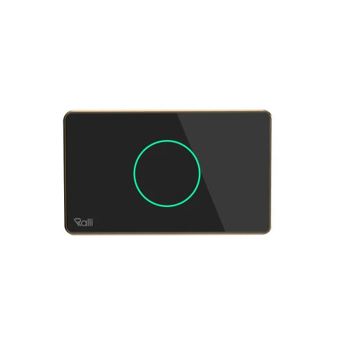 Công tắc cắm ứng Rạng Đông ctcu BLE cn 01T 1 nút bấm màu đen