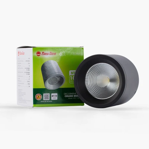 Đèn LED downlight nổi trần 110 10W NT01 ánh hop 2