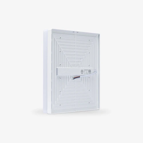 Đèn LED ốp trần vuông đổi màu đế nhôm 30W LN12 DM 300×300 mặt sau 2