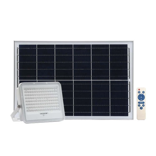 Đèn LED pha năng lượng mặt trời Rạng Đông CP02 sl RF 100W mặt trước 2