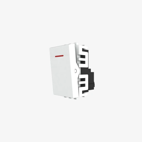 Hat công tắc âm tường 1 chiếu Rạng Đông HCT01 1C 10A góc nghiêng