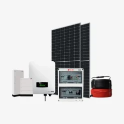 Hệ thống điện NLMT hoà lưới Rạng Đông sls R3P 10KW 3 pha cơ lưu trữ