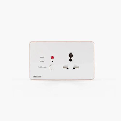 Ổ cắm chống giật âm tường Rạng Đông OCAT01 1C 16A