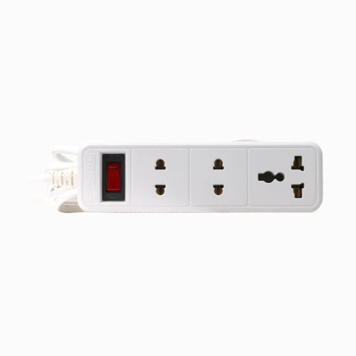 Ổ cắm đa năng 2M Rạng Đông OC05 3C 2M 10A mặt trước