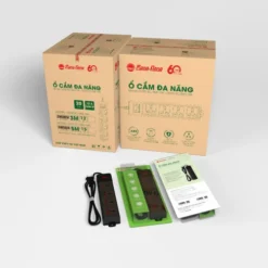 Ổ cắm đa năng 3M Rạng Đông OC02 4C 3M 10A có hộp