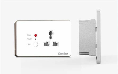 Ổ cắm máy bơm Rạng Đông OC03 mb 16A mặt nghiêng