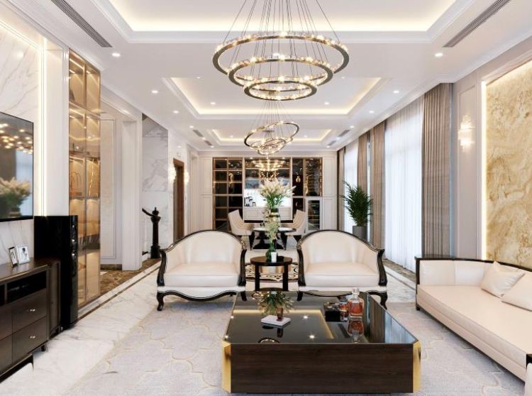 thiet-ke-chieu-sang-phong-cach-tan-co-dien